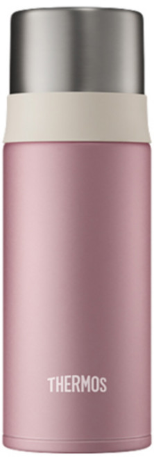 써모스 트럼펫 컵 타입 보온병 FFM-351K, 실버핑크, 350ml, 1개