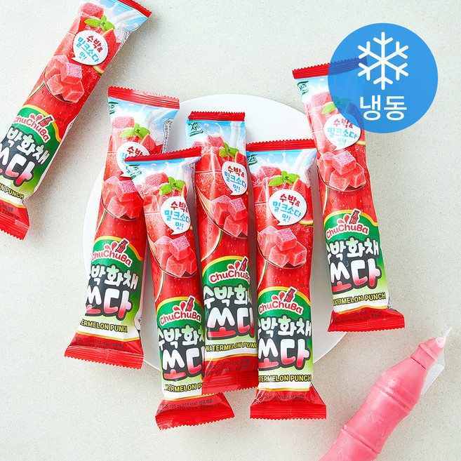 서주 수박화채 쏘다 (냉동), 7개, 1개입, 125ml
