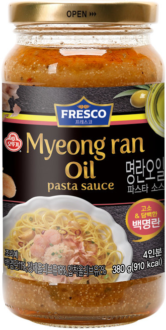 오뚜기프레스코 파스타소스 명란오일 기타소스, 1개, 380g