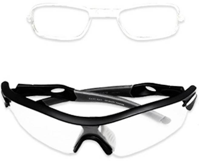 Kantukan 頂級變色運動太陽眼鏡 附度數鏡片夾 01PH-C31, 黑色, 1個