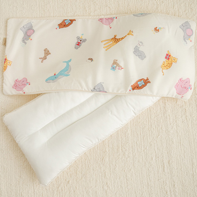 포몽드 생크림 모달 논슬립 와이드베개, 크레용파티