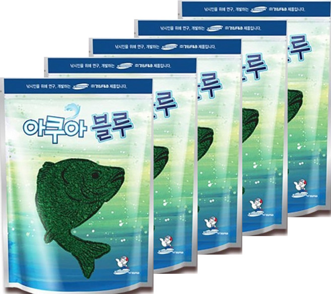 경원산업 아쿠아 블루 떡밥, 350g, 5개