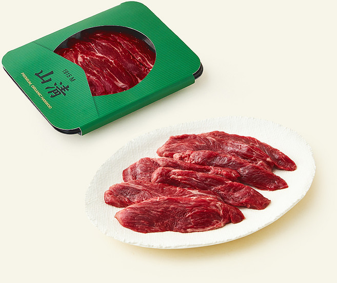 산청 유기축산물 인증 한우 제비추리 1등급 구이용 (냉장), 1개, 200g