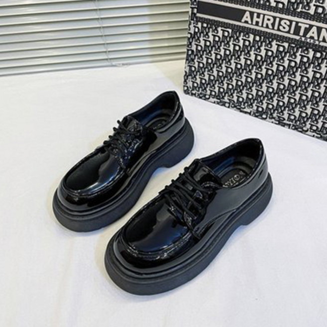 女性休閒皮革平底牛津鞋 PRDS120