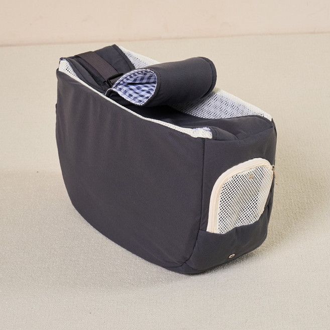 레드퍼피 반려동물 루즌 슬링백, 다크 그레이, 1개