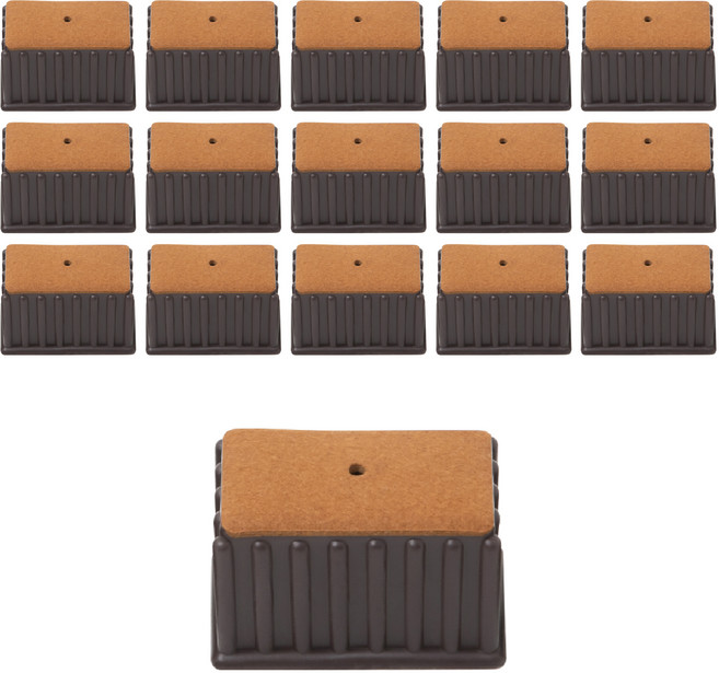 체어서퍼 먼지가 달라붙지 않는 의자발커버 직사각 M, 16개