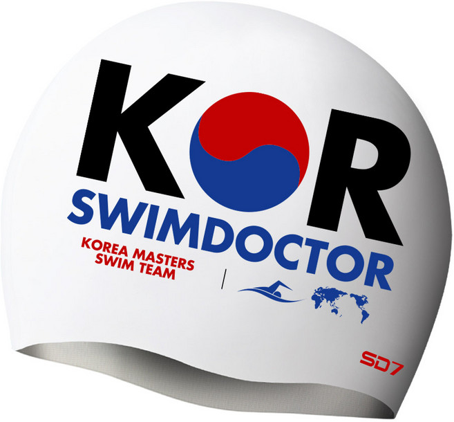 SD7 실리콘 수모 SGL-CA247-KORMASTERS, WHT, 1개