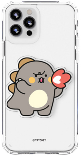 트라이코지 앵그리 리틀 티노 아크릴톡 에어쿠션 젤하드 휴대폰 케이스