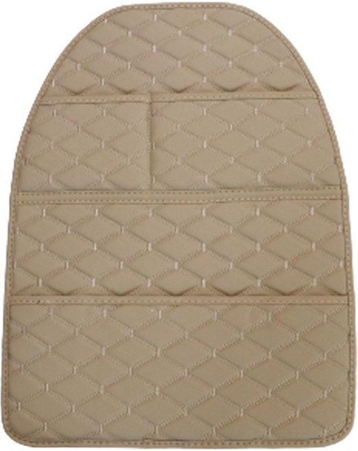 차팡 자동차 2단 포켓형 SS 퀄팅 킥매트, 새들브라운, 1개