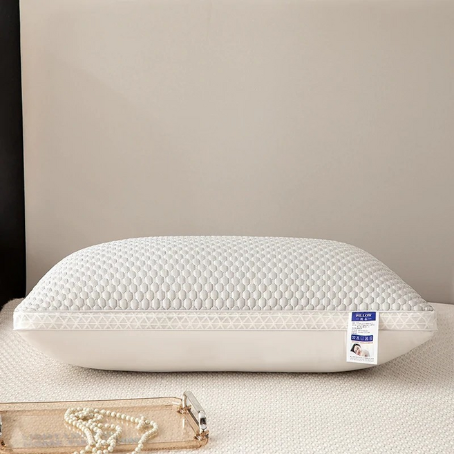 레인보우 고탄성 허니콤 기능성 베개 800g, 그레이, 1개