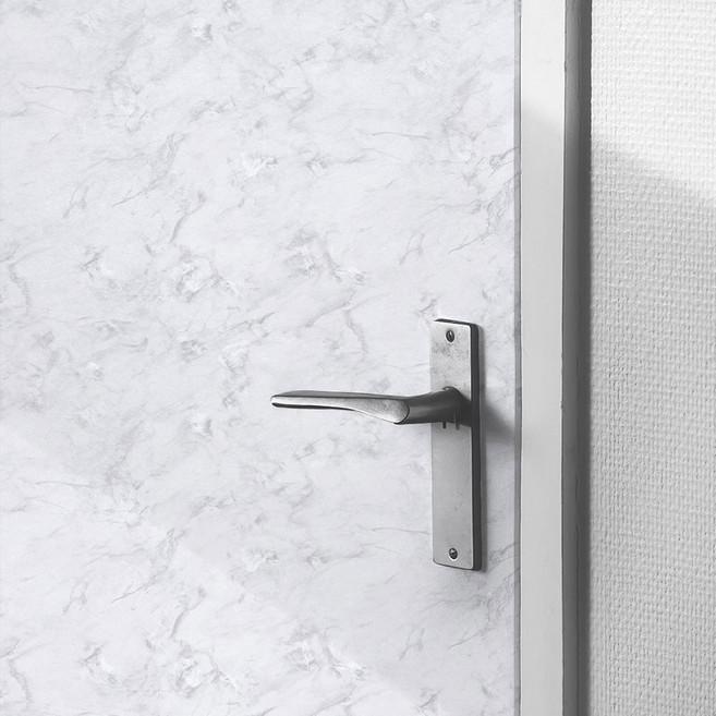 시트나라 현관문시트지 2p, 대리석마블화이트, 100 x 210 cm