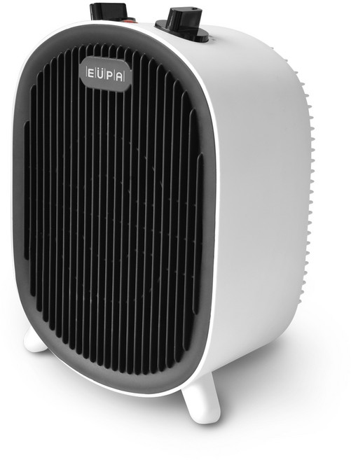 유파 탁상형 전기온풍기, ENH-A200MD, 화이트 + 블랙