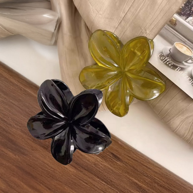 비비뮤아 불가사리 꽃잎 아크릴 집게핀 2종 세트 HR1717