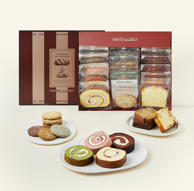 겐츠베이커리 시그니처 피스 15종 세트 1호 660g + 쇼핑백, 1세트