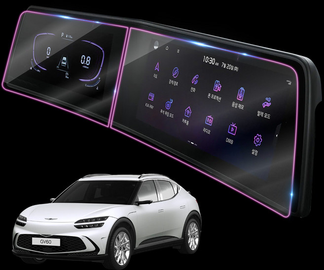 디테일링보호필름 디스플레이 계기판, 1개, GV60 JW