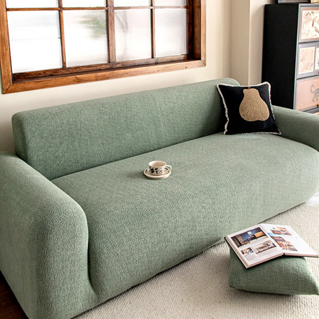 러빙랩 플랙시아 고탄력 만능 쇼파커버, 그린, 1개