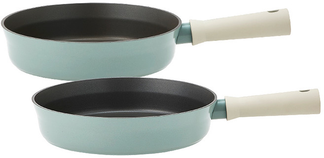 락앤락 인덕션 슈트 IH 후라이팬 세트 2개, 민트, 프라이팬 24cm + 프라이팬 26cm, 1세트