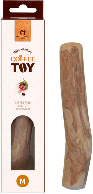 헬로도기 강아지 커피토이 장난감 M, 브라운, 1개