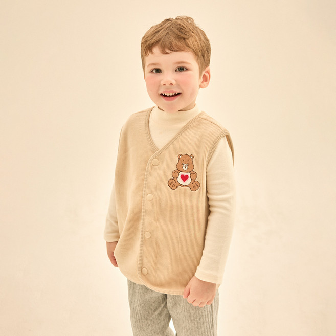 Care Bears 兒童 Tenderheart Bear 絲絨背心