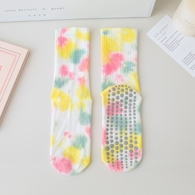 알로데 아트페인팅 텍스처 피트니스 양말