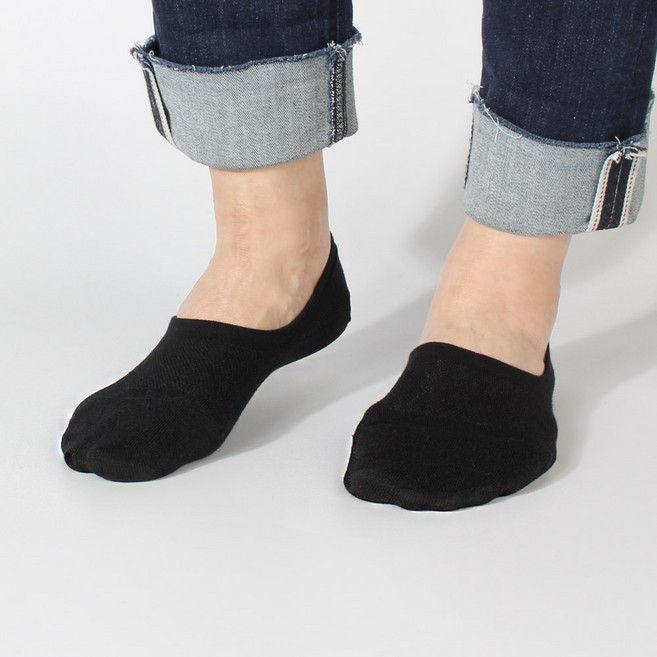 코지라벨 여성용 시원한 앞코2겹 딱붙 페이크삭스 4켤레