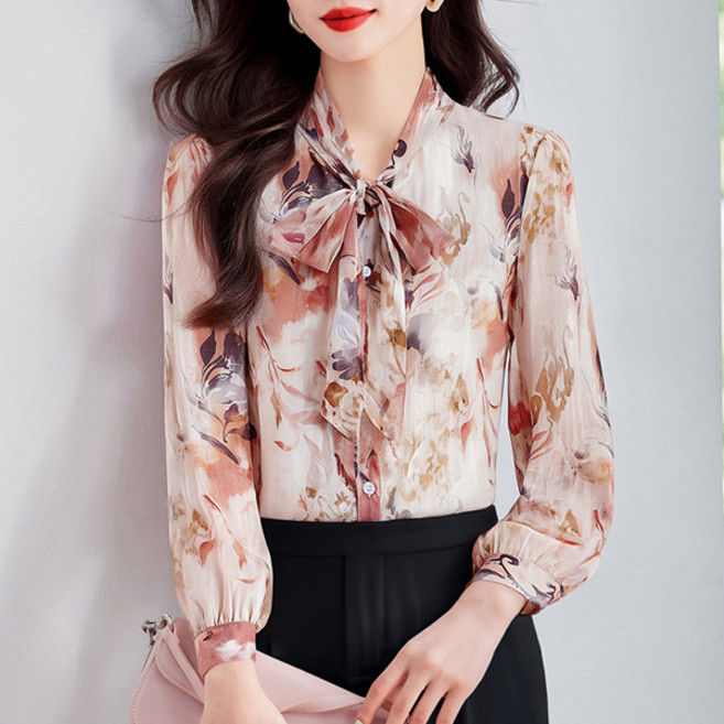 POPLARNC 女款 Lenocos 蝴蝶結襯衫 P26SPBL111801