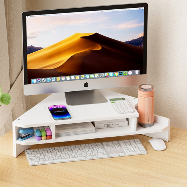 맙소샵 코너 스탠드 노트북 모니터받침대 D타입 HR2659, 혼합색상