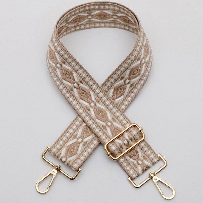 알로데 에스닉 자카드 핸드백 스트랩