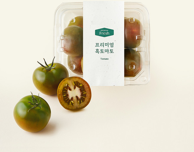 프리미엄 흑토마토, 500g, 1개
