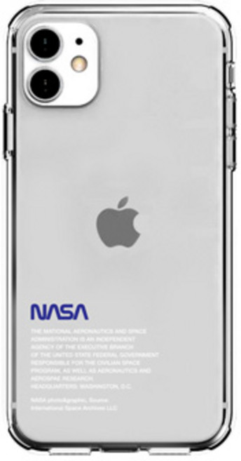 ISA NASA 투명 젤하드 휴대폰 케이스