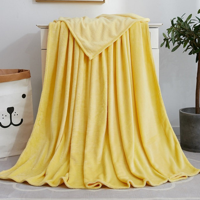 극세사 컬러 심플 담요 RK_219