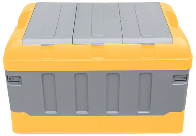 엑스핏 특대용량 캠핑용 몬스터 접이식 수납정리함 XL, 옐로우, 1개