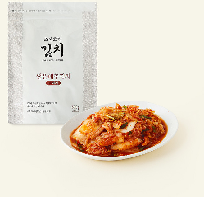 조선호텔 썰은배추김치 프레시, 800g, 1개
