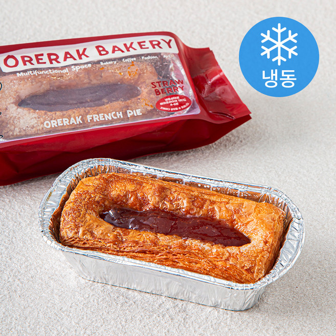 오르랔베이커리 후렌치파이 스트로베리 (냉동), 135g, 1개