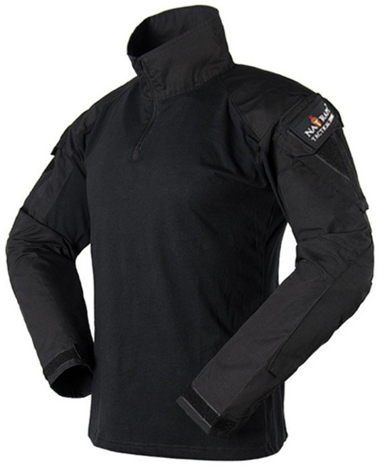 나트랩스 남성용 아머드 긴팔 컴뱃셔츠 + 패치 세트