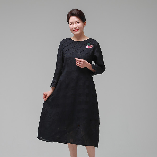 하랑한복 여성용 인견 자연드리 원피스