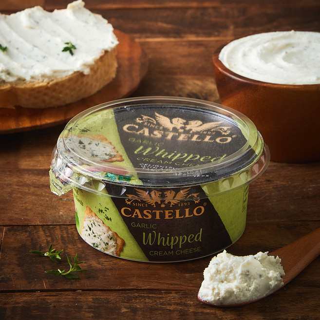 Arla 카스텔로 휩트 크림치즈 갈릭, 125g, 1개입, 1개