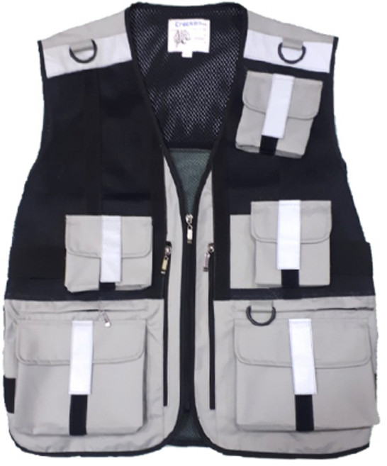 크래커 멀티 안전조끼 SW-3044, 그레이, 1개