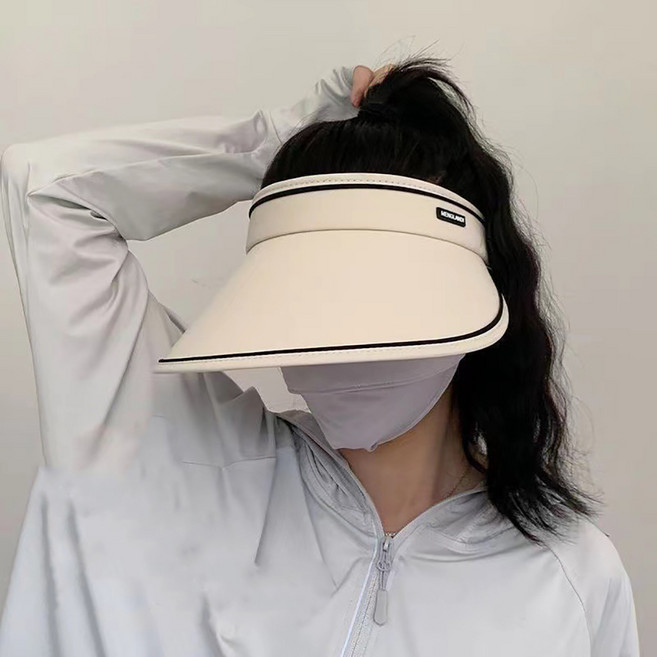 모듀니크 여성용 휴대용 데일리 썬캡 모자