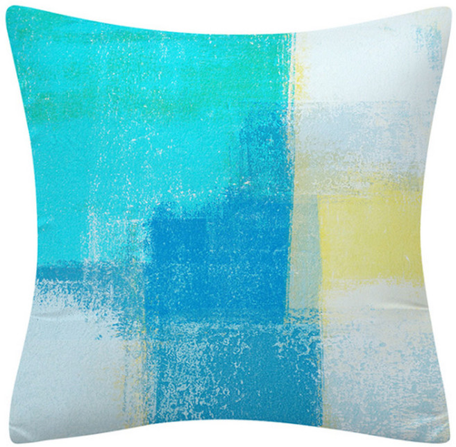 마켓에이 빈티지 페인트 워싱 단면 베개 쿠션커버