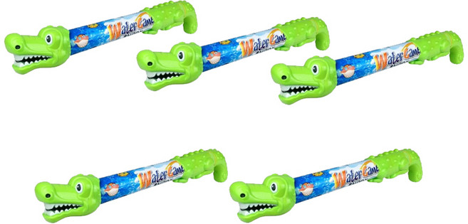 악어 워터건 5p, 5개