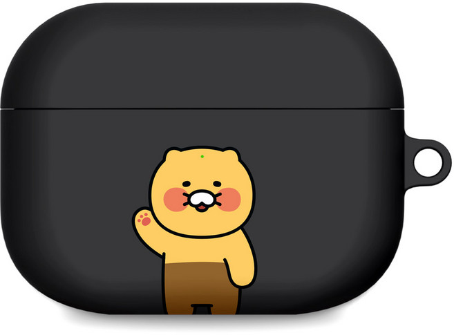 카카오프렌즈 에어팟 프로2/프로 베이직 하드 케이스, 춘식 차콜