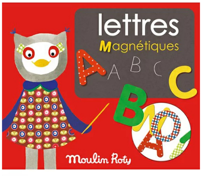 moulin Roty 木頭磁性字母, 1組, 36