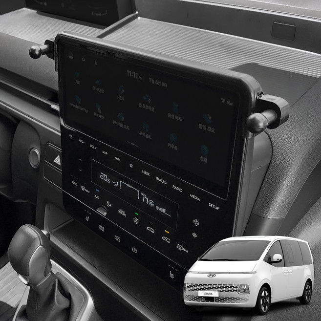 Fics Staria ST1 相容車用手機支架, 1個, 混合色