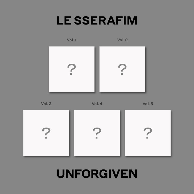 LE SSERAFIM 正規1輯《UNFORGIVEN》Compact Ver. (版本隨機), 1CD
