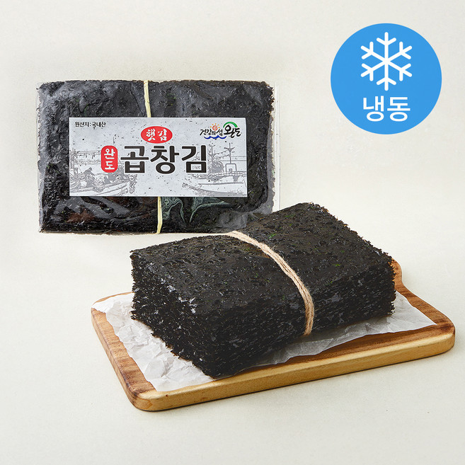 엄마애바다 완도햇곱창돌김, 3.8g, 1개, 100개입