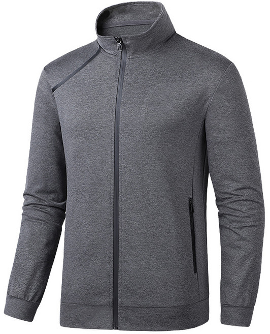 아울스 남성용 코튼 슬림핏 아웃도어 포인트 라인 집업 #1517