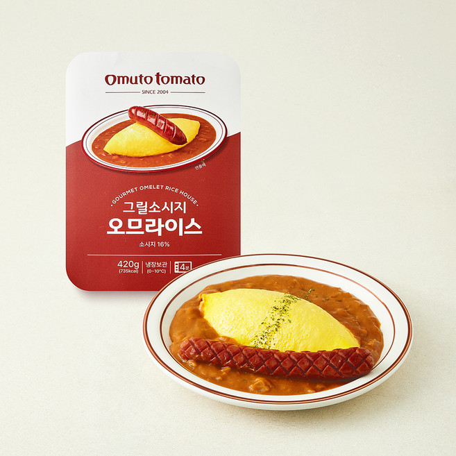 오므토토마토 그릴소시지 오므라이스, 420g, 1개