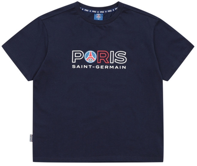 에스핏 PSG 파리로고 반팔 티셔츠