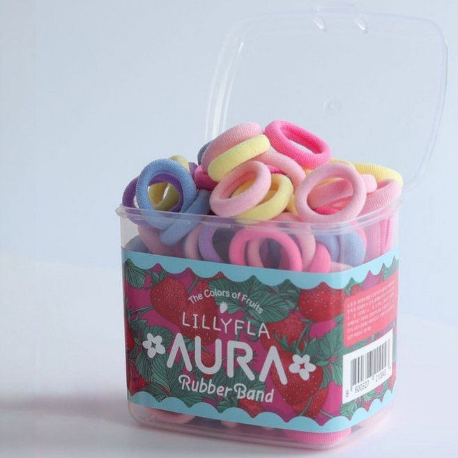 릴리플라 프리미엄 도넛링 안아픈 머리끈 120p